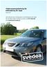 Villkorssammanfattning för bilförsäkring för Saab