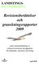 Revisionsberättelser och granskningsrapporter 2009