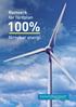 Ramverk för färdplan 100% förnybar energi