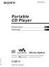 Portable CD Player D-NE10. Bruksanvisning Käyttöohjeet SE FI (1) 2003 Sony Corporation