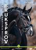 B R U K S P R O STALLION PERFORMANCE TEST. 26 februari - 3 mars. Foto: Marielle Andersson Gueye