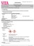 Säkerhetsdatablad. enligt förordning (EG) nr 1907/2006. Vita VM LC CLEANER. Reviderad datum: Produktkod: 265-CLP Sida 1 av 8