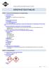 I enlighet med REACH-Kemikalieförordning (EG) 1907/2006 SÄKERHETSDATABLAD