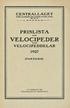 VELOCIPEDER PRISLISTA CENTRALLAGET (PARTIPRIS) FÖR HELSINGFORS 1927 YHTEISKIRJAPAINO OSAKEYHTIÖ FÖR HANDELSLAGEN I FINLAND M. B. T.