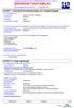 I enlighet med föreskrift (EC) nr 1907/2006 (REACH), Annex II - Sverige SÄKERHETSDATABLAD. Utgivningsdatum/Revisionsdatum : 24 september 2011