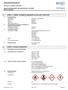 SÄKERHETSDATABLAD. Revision: 2.0 Datum: ENLIGT EG-REGLERNA 1907/2006 (REACH), 1272/2008 (CLP) & 453/2010