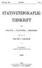 STATSVETENSKAPLIG TIDSKRIFT