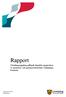 Rapport. Utredningsuppdrag gällande framtida organisation av gymnasie- och gymnasiesärskolan i Linköpings kommun. Linköpings kommun linkoping.