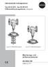 Självverkande tryckregulatorer. Typ A/B Typ A/B Differentialtrycksregulatorer (stängande) Monterings- och driftsinstruktioner EB 3003 SV