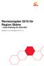 Revisionsplan 2019 för Region Skåne med inriktning för (beslutad av revisorskollegiet )