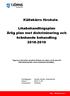 Kållekärrs förskola. Likabehandlingsplan Årlig plan mot diskriminering och kränkande behandling