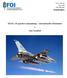 FOI-R SE Mars, 2004 ISSN Användarrapport. SEAD i ett operativt sammanhang internationella erfarenheter.