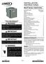 INSTALLATION INSTRUCTIONS