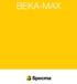 BEKA-MAX. Innehåll BEKA-MAX