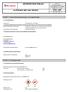 SÄKERHETSDATABLAD : ALPHAGAZ MIX CH4 10%/AR NOAL_1005. AVSNITT 1: Namnet på ämnet/blandningen och bolaget/företaget. AVSNITT 2: Farliga egenskaper