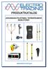 PRODUKTKATALOG JORDNINGSUTRUSTNING, TESTINSTRUMENT, INDIKATORER.   tom 1