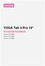 YOGA Tab 3 Pro 10 Användarhandbok