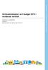 Verksamhetsplan och budget reviderad version