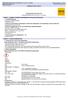 SÄKERHETSDATABLAD (Bestämmelse REACH (CE) nr 1907/ nr 2015/830)
