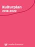 LESSEBO KOMMUNS KULTURPLAN. Kulturplan