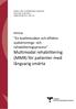 Multimodal rehabilitering (MMR) för patienter med långvarig smärta