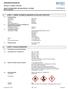 SÄKERHETSDATABLAD. Revision: 2.0 Datum: ENLIGT EG-REGLERNA 1907/2006 (REACH), 1272/2008 (CLP) & 453/2010