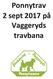 Ponnytrav 2 sept 2017 på Vaggeryds travbana