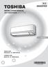 R32 INSTALLATION MANUAL AIR CONDITIONER (SPLIT TYPE) SVENSKA. Indoor unit RAS-B10, 13, 16PKVSG-E. Outdoor unit RAS-10, 13, 16PAVSG-E