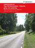 Väg 740 Hemmestorp - Veberöd, gång- och cykelväg
