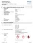 SÄKERHETSDATABLAD. Revision: 2.0 Datum: ENLIGT EG-REGLERNA 1907/2006 (REACH), 1272/2008 (CLP) & 453/2010