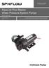 Aqua Jet Flow Master Water Pressure System Pumps