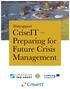 Slutrapport. CriseIT Preparing for Future Crisis Management