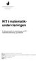 IKT i matematikundervisningen