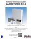 Kortfattad utbildningsmanual för LARMSYSTEM RX-6. IKEA manualen med steg för steg punkter