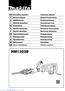 GB Demolition Hammer Instruction Manual Marteau piqueur Manuel d instructions Meißilhammer Betriebsanleitung