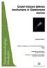 Grazer-induced defence mechanisms in Skeletonema marinoi