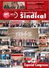 Actualidad. Sindical 190 EXTRA JUN Especial Congresos