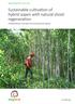 Sustainable cultivation of hybrid aspen with natural shoot regeneration
