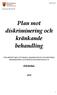 Plan mot diskriminering och kränkande behandling