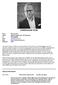 CURRICULUM VITAE ARBETSLIVSERFARENHET. Mars 2019 Olof Lavesson Advisory AB Grundare och ägare