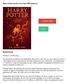 LADDA NER LÄSA. Beskrivning. Harry Potter och De Vises Sten PDF ladda ner