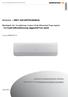 DRIFT- OCH SKÖTSELMANUAL. Multisplit Air Conditioner Indoor Wall Mounted Free-match - Multisplit luftkonditionering väggmodell Free-match