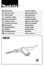 GB Filing Sander Instruction Manual F Ponceuse à lime Manuel d instructions D Elektronikfeile Betriebsanleitung I Levigatrice a nastro Istruzioni per
