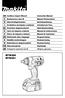 GB Cordless Impact Wrench Instruction Manual Boulonneuse sans fil Manuel d instructions Akku-Schlagschrauber Betriebsanleitung