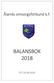 Ålands omsorgsförbund k.f. BALANSBOK 2018