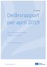 Delårsrapport per april 2019