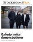 FOTO:%LEO%STOLPE%TÖRNEMAN. Gallerior(nekar demonstrationer PUBLICERAD: TISDAG 29 DECEMBER 2015, 9:10