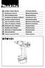 GB Cordless Impact Wrench Instruction Manual Boulonneuse sans fil Manuel d instructions Akku-Schlagschrauber Betriebsanleitung