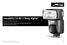 mecablitz 52 AF-1 Sony digital for Sony-D-SLR Kameras Bruksanvisning, Käyttöohje, Brugervejledning, Operating Instructions