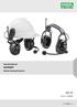 Operating Manual. left/right. Wireless Hearing Protection. Order No.: PM260/00. MSAsafety.com